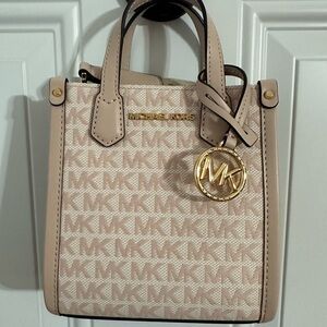 Michael Kors Pink and Gold Mini Bag